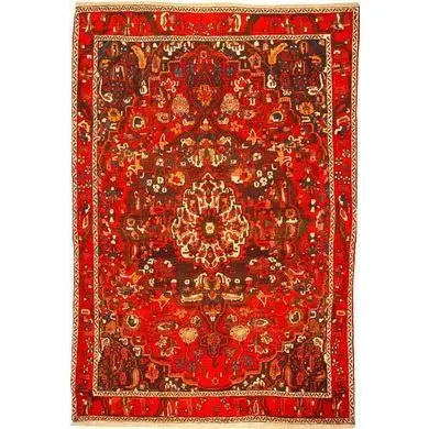 One Of The Kind Persian Bakhtiar Rug 10'4" x 7'1"